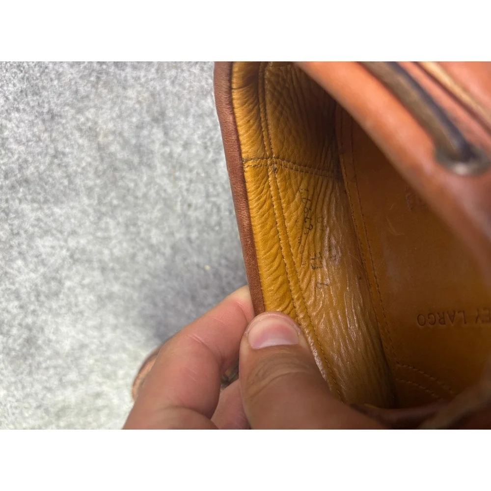 Allen Edmonds Boat Shoes Mens 7 EE Brown Leather Key Largo Moc Toe USA Made